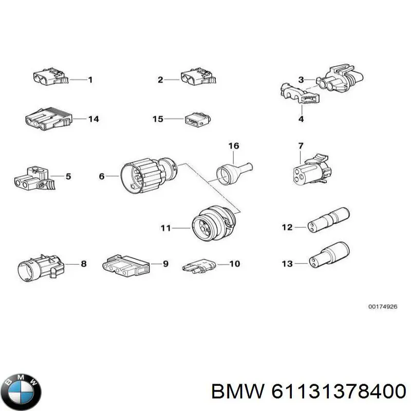 Купить 61131378400 BMW 