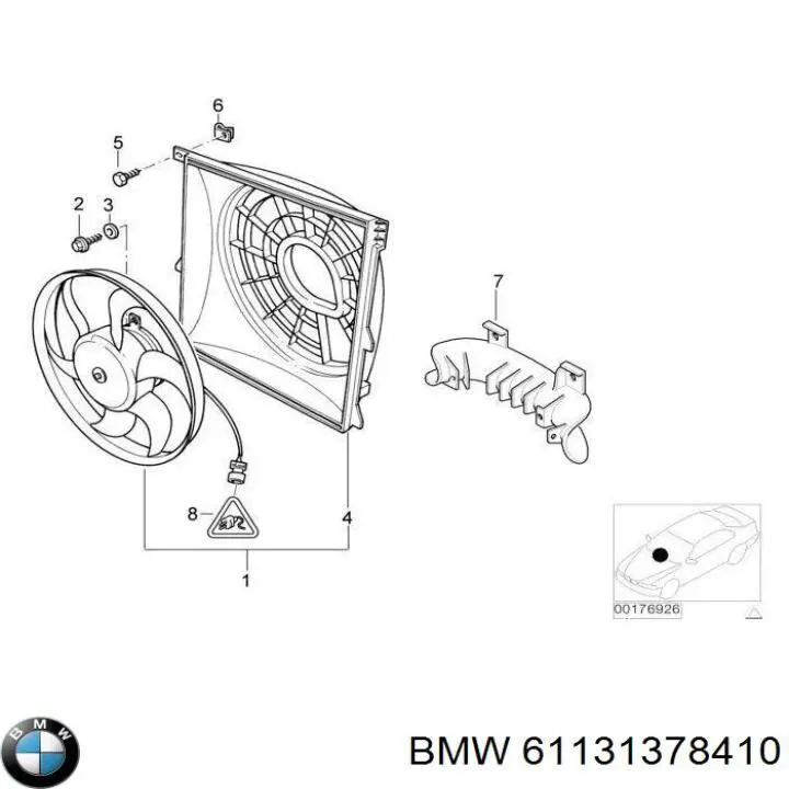  61131378410 BMW