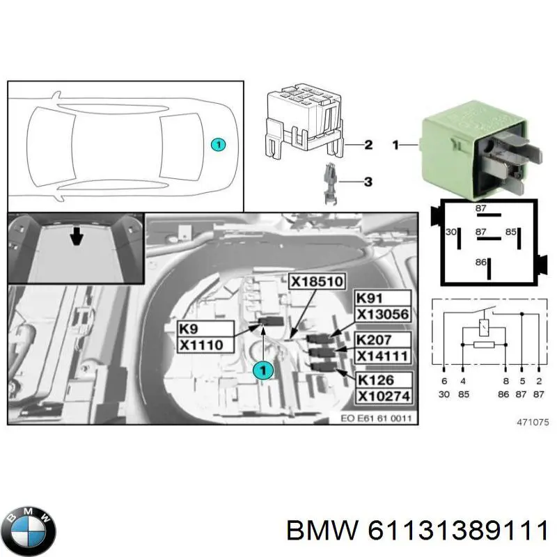 Купить 1389111 BMW 