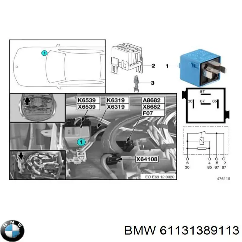  61138367088 BMW