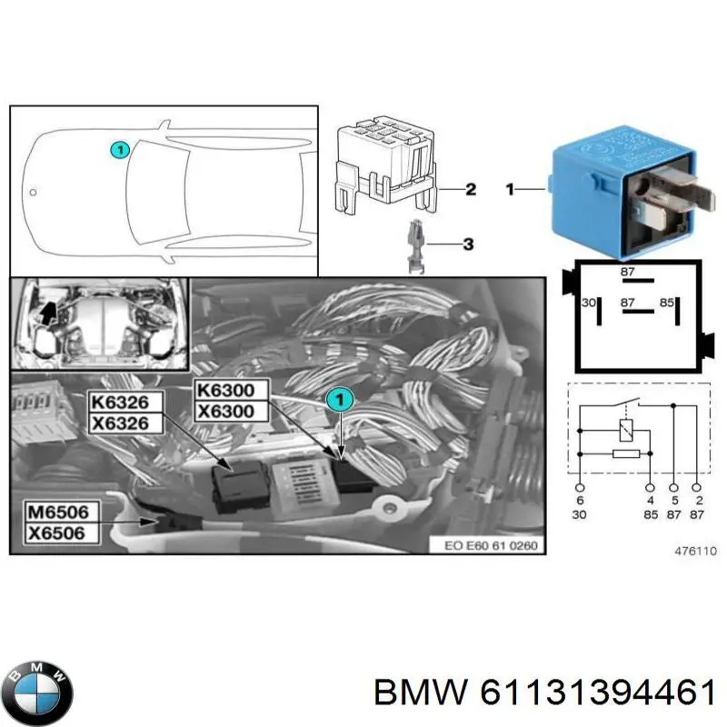  61131394461 BMW