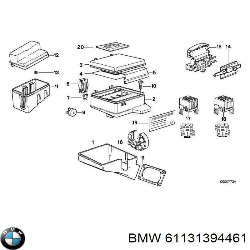  BMW 61131394461 цена, от 0.98 USD