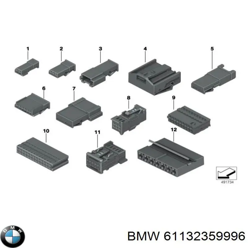  BMW 61132359996 цена, от 12.67 USD