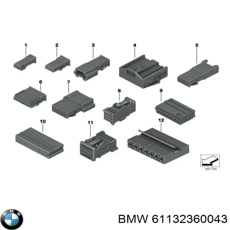 61132360043 BMW 