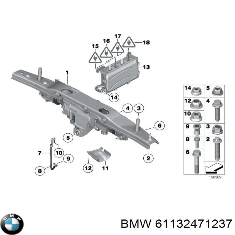Купить 61138365906 BMW Пробка поддона двигателя