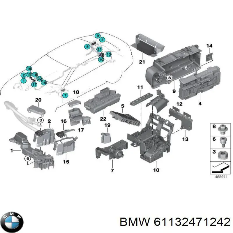 Купить 61132471242 BMW 