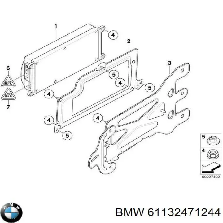 61136920074 BMW 