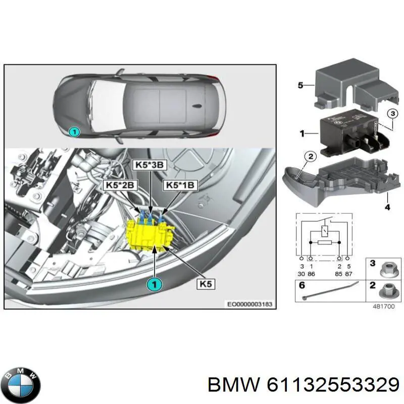  61132553329 BMW