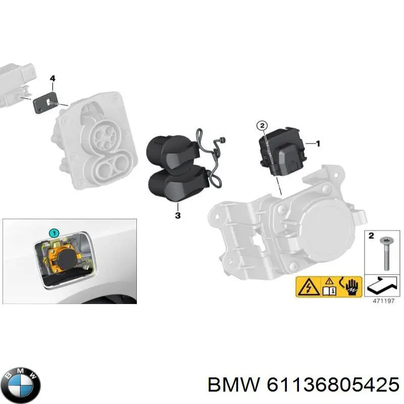  BMW 61136805425 цена, от 141.77 USD