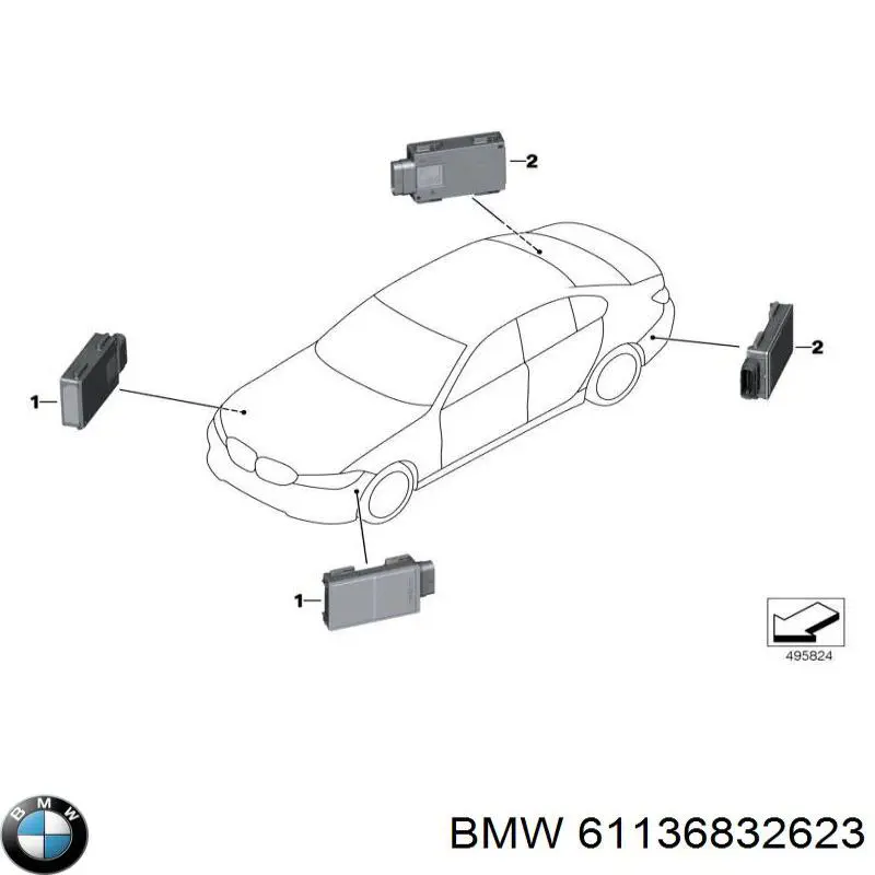 61136832623 BMW 