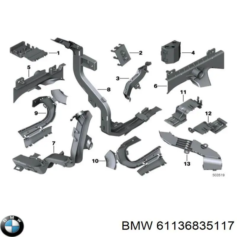 61136835117 BMW 