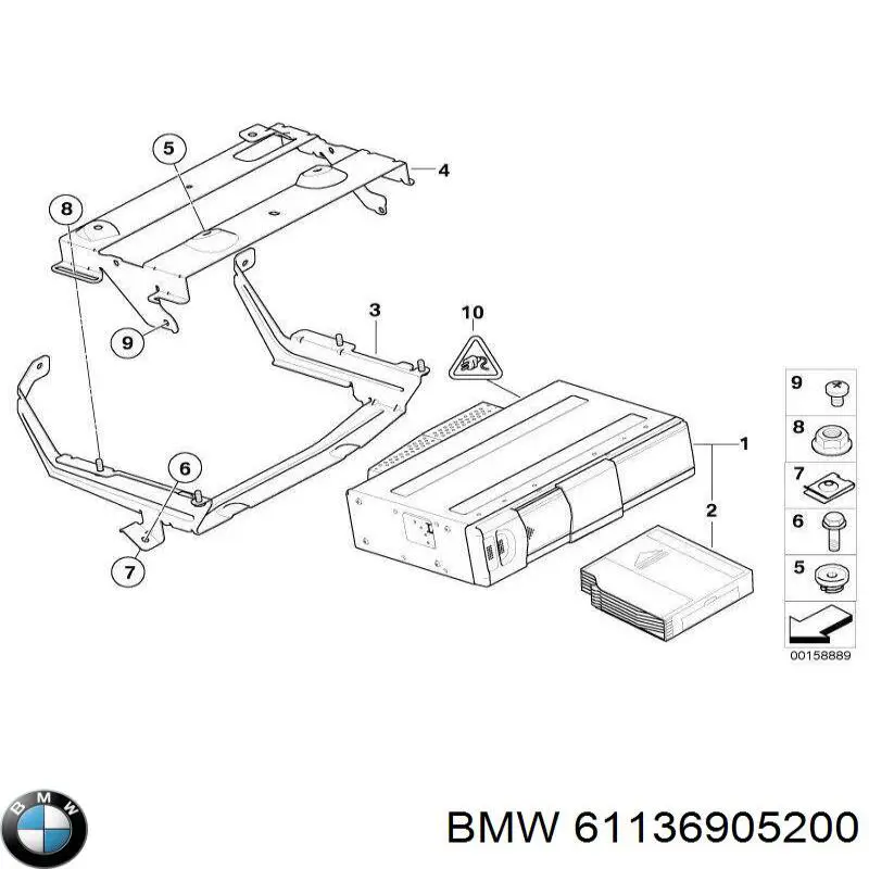 Пробка поддона двигателя BMW 61136905200 цена, от 4.25 USD
