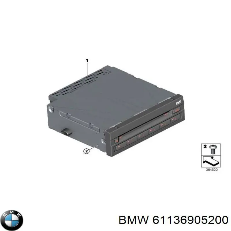 Купить 61136905200 BMW Пробка поддона двигателя