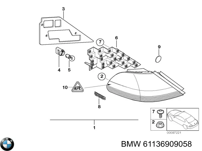  61136909058 BMW