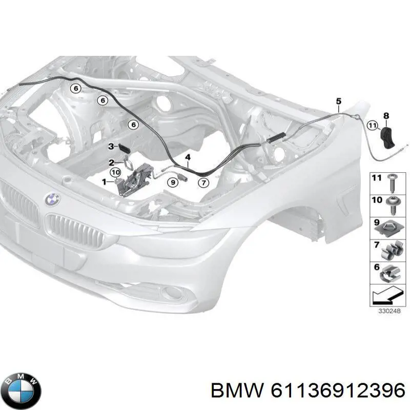  BMW 61136912396 цена, от 3.93 USD