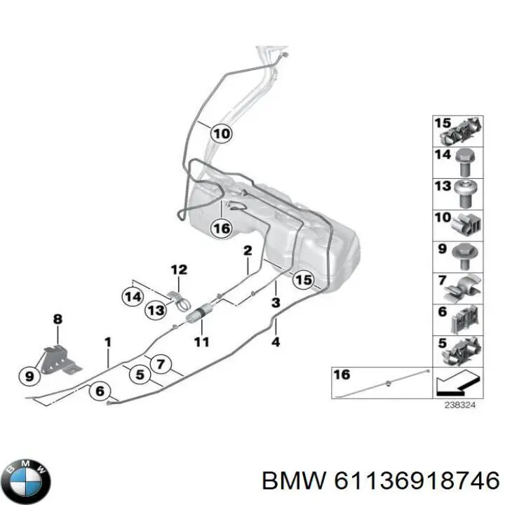 61136918746 BMW 