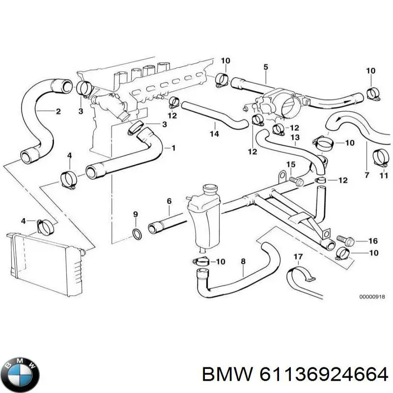  BMW 61136924664 цена, от 2.97 USD