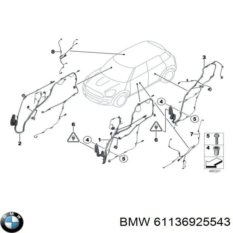  61136925543 BMW