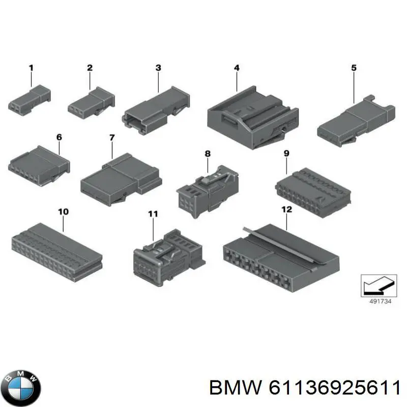  BMW 61136925611 цена, от 1.85 USD