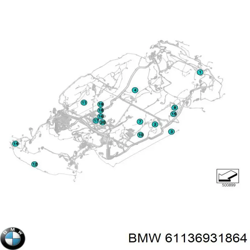 61136931864 BMW 