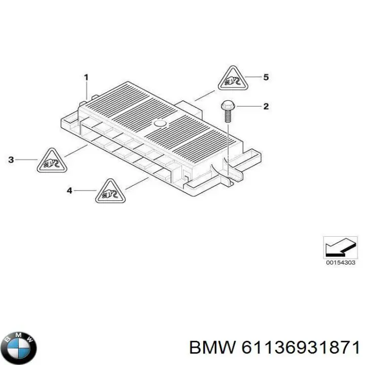  BMW 61136931871 цена, от 17.29 USD