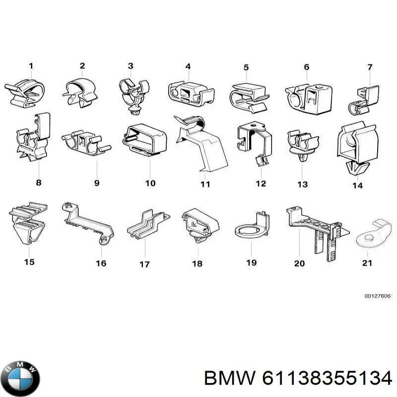  BMW 61138355134 цена, от 2.42 USD