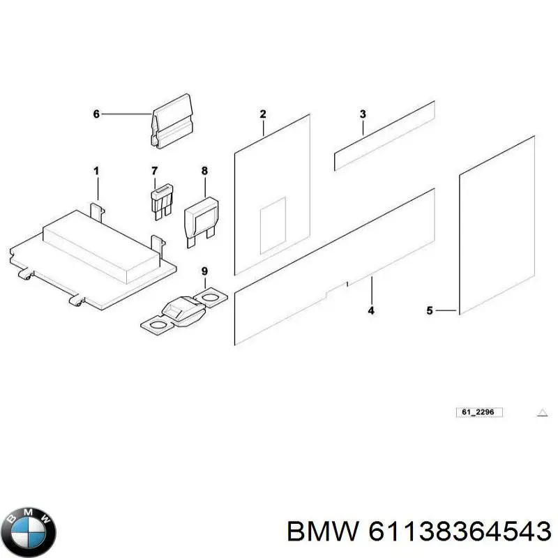 Предохранители 61138364543 BMW