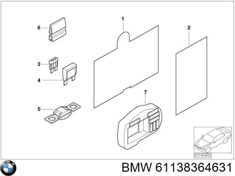 61138364631 BMW 