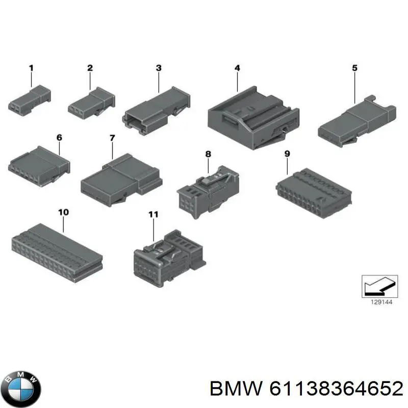 61138364646 BMW tampão de panela de motor