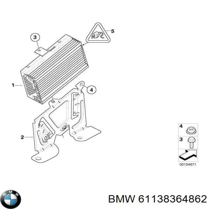 Купить 61138364862 BMW 