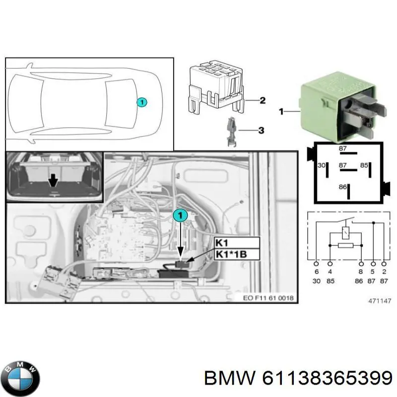  61108365385 BMW