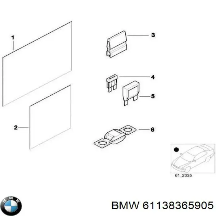 61138365905 BMW 