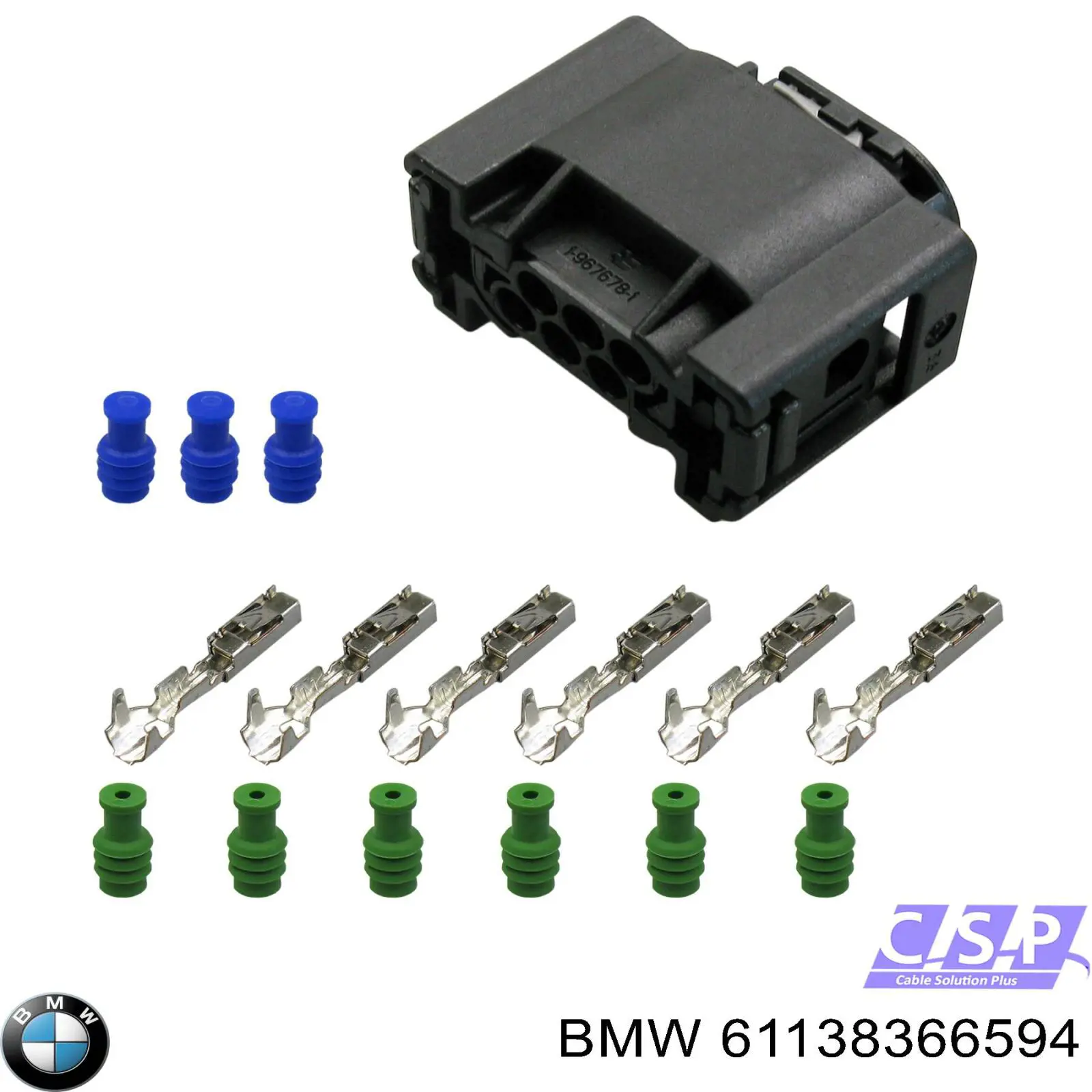 Разъем (фишка) фары BMW 61138366594 цена, от 8.89 USD