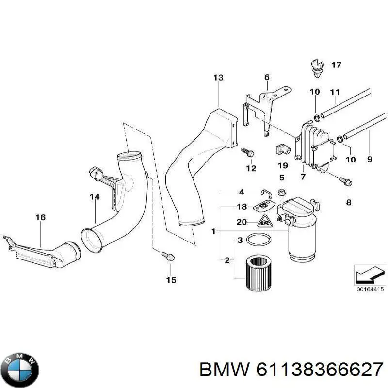 Жгут проводов багажного отсека BMW 61138366627 цена, от 26.27 USD