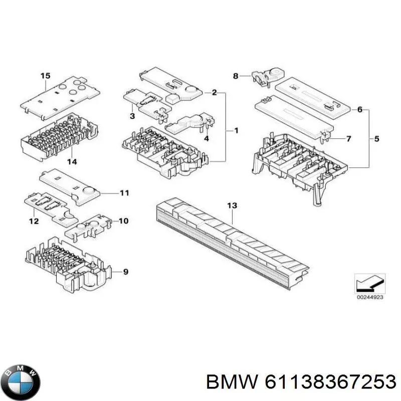  BMW 61138367253 цена, от 4.43 USD