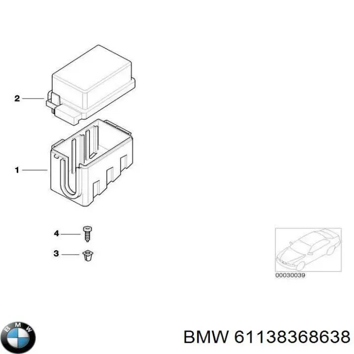 61138368638 BMW 