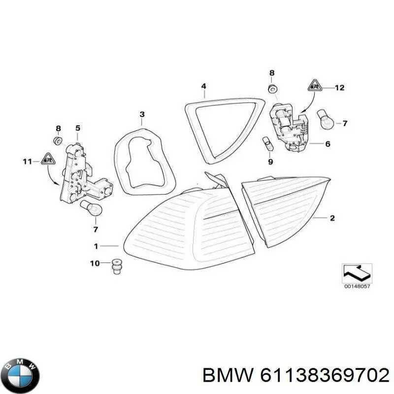 61138369702 BMW 