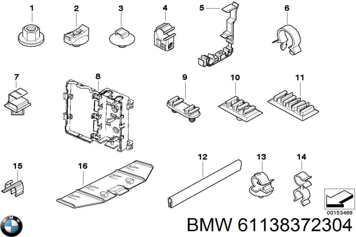 61138372304 BMW 