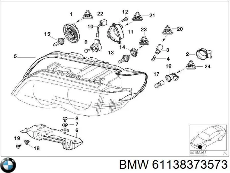 61138373573 BMW 