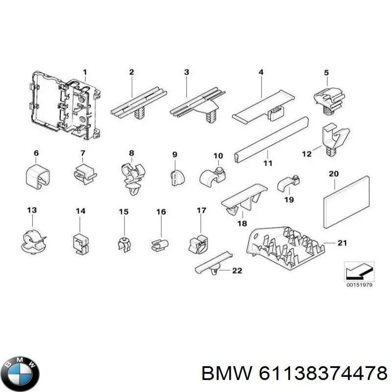 61138374478 BMW 