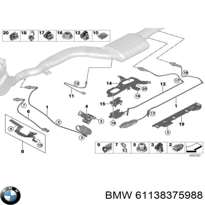  BMW 61138375988 цена, от 0.85 USD