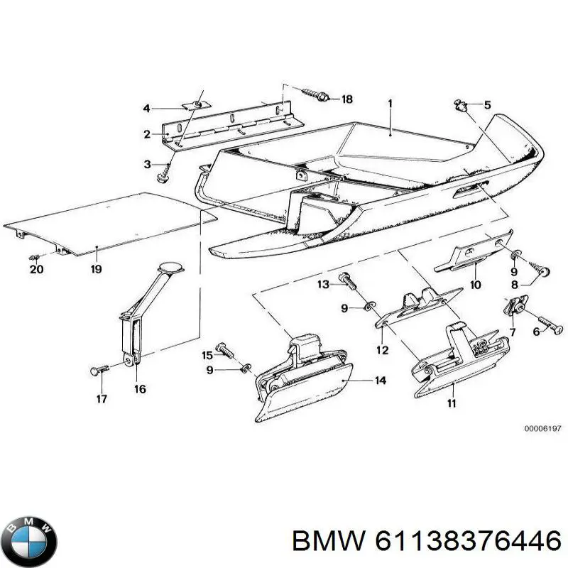  BMW 61138376446 цена, от 5.07 USD