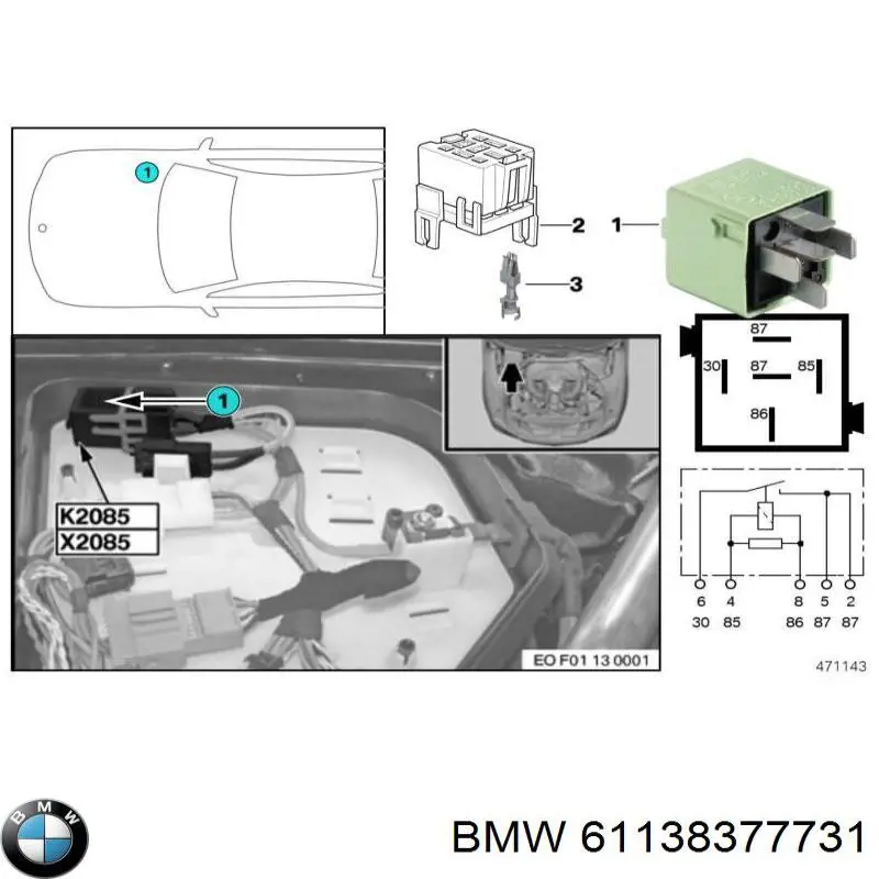 61138377731 BMW 