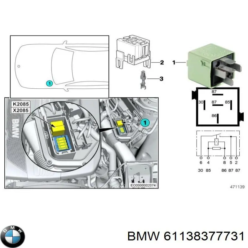  BMW 61138377731 цена, от 1.98 USD