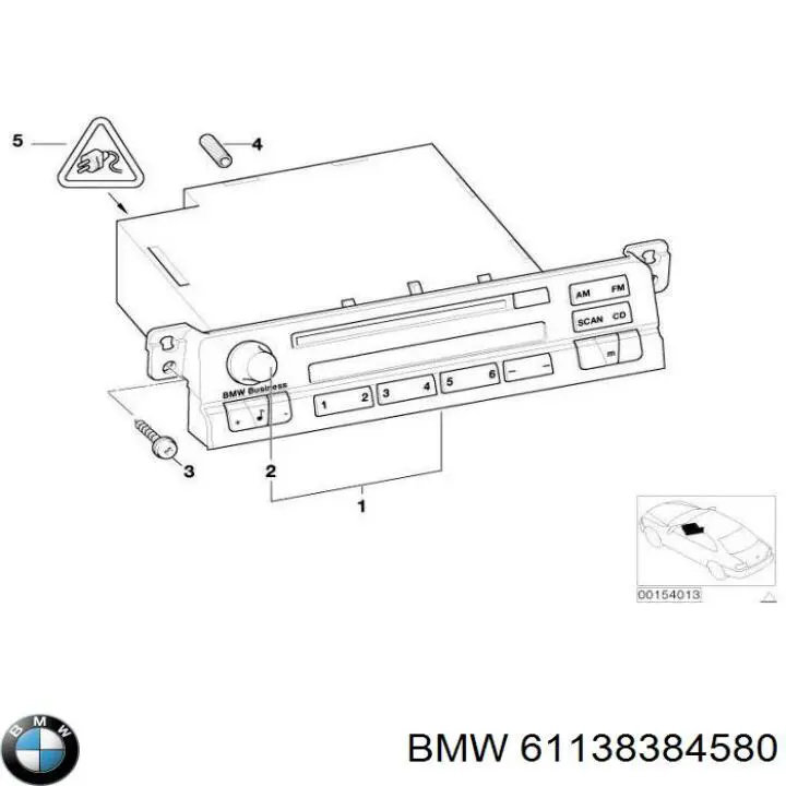 61138384580 BMW 