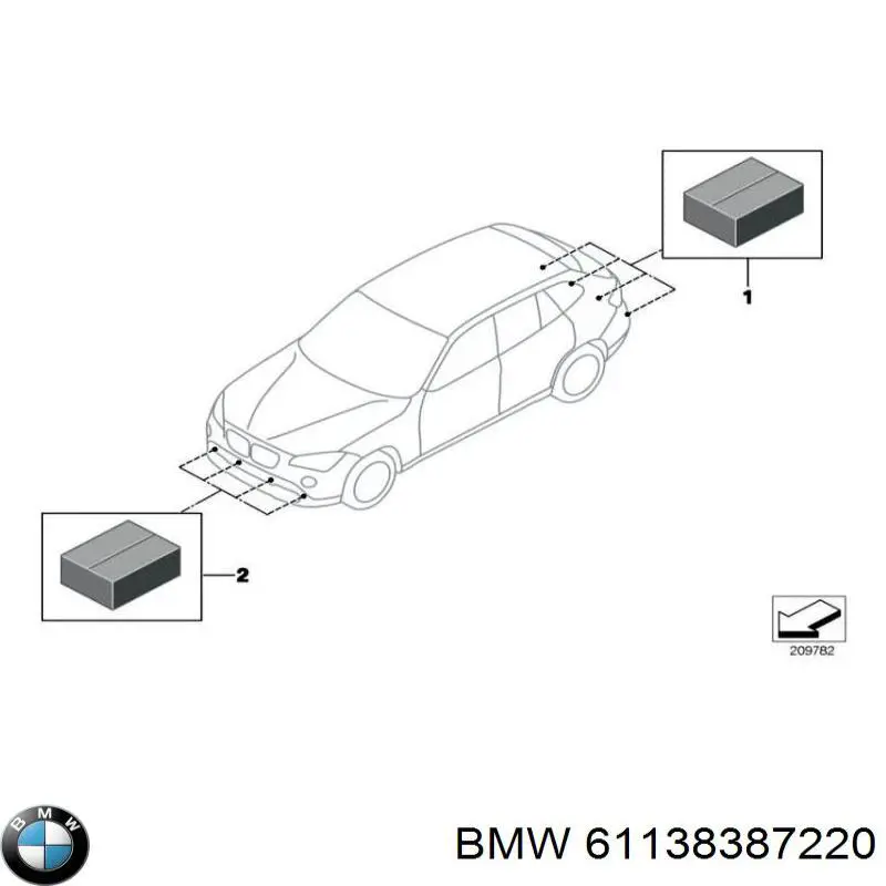  BMW 61138387220 цена, от 6.00 USD