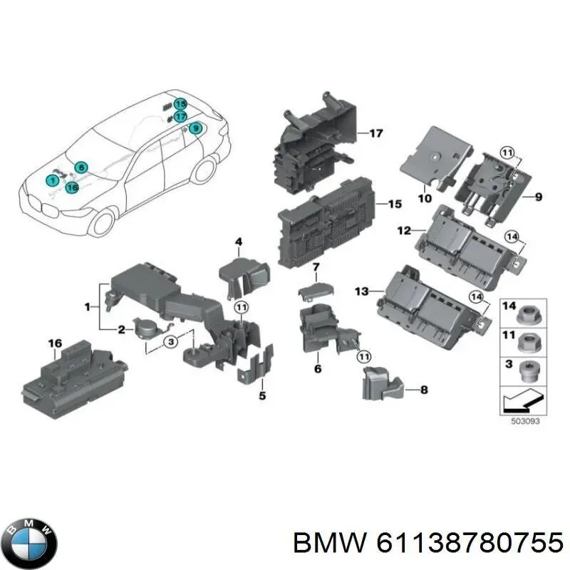  61138780755 BMW