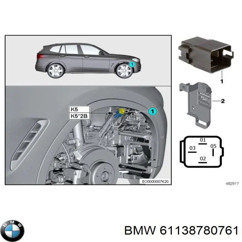 61138780761 BMW 