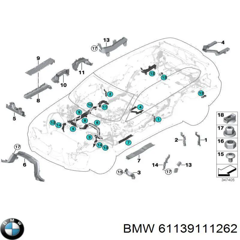  BMW 61139111262 цена, от 3.80 USD