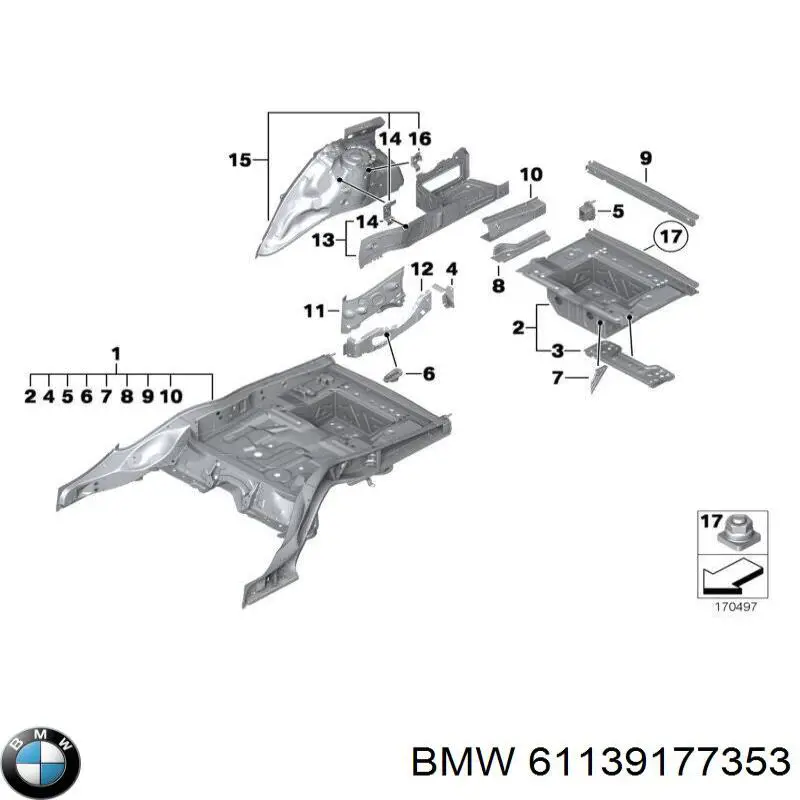 BMW 61139177353 цена, от 5.65 USD